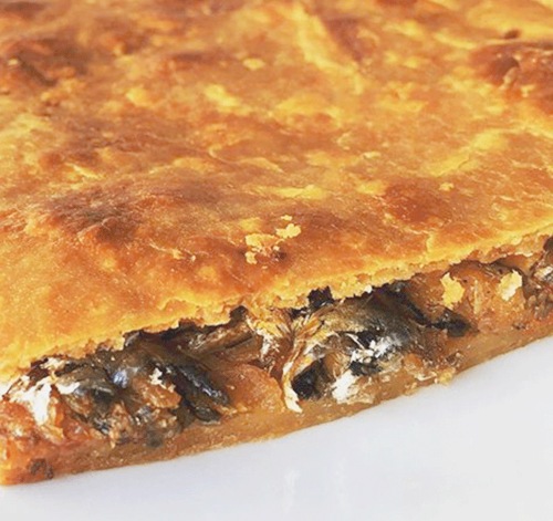 Receta de empanada gallega de xoubas fácil y rápida - 1