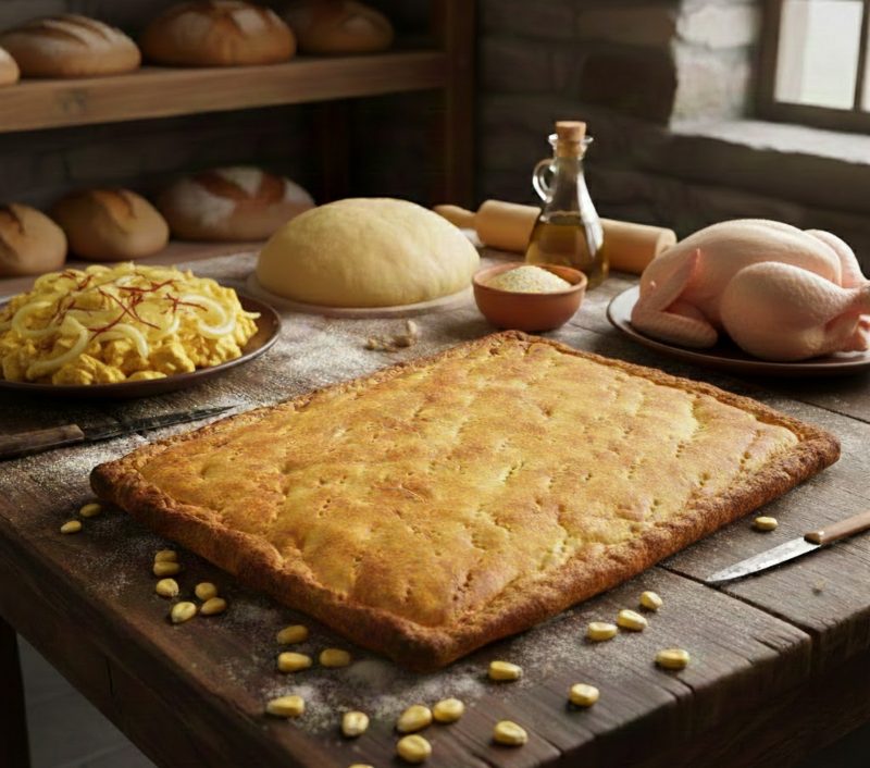 Empanada gallega de pollo con masa de maíz artesanal - MORALON - 10