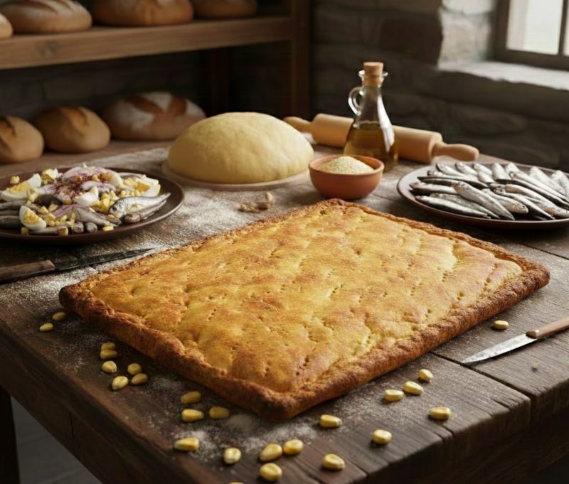 Empanada gallega de xoubas con masa de maíz artesanal - MORALON - 10