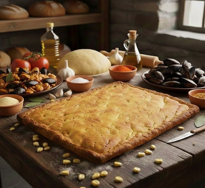 Empanada gallega de mejillones con harina de maíz artesanal - MORALON - 10
