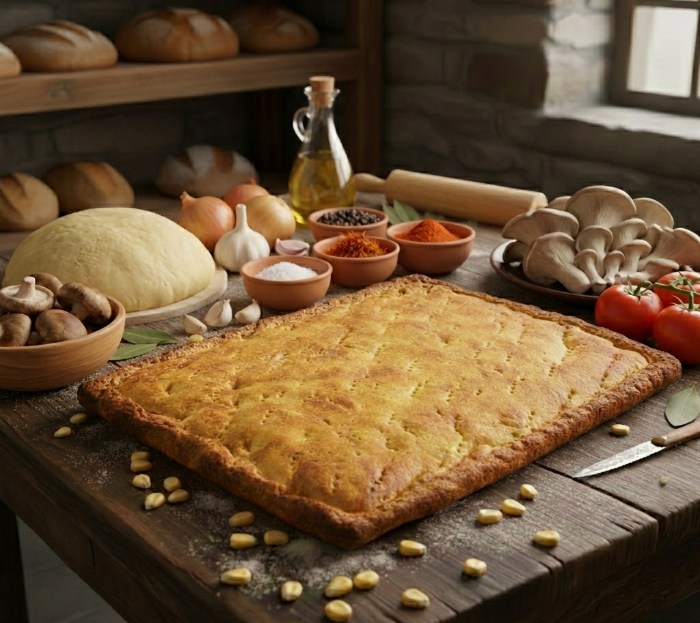 Empanada gallega de setas con harina de maíz artesanal - MORALON - 10