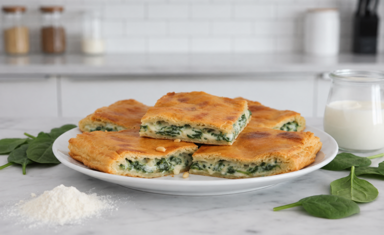 empanada de espinacas a la crema